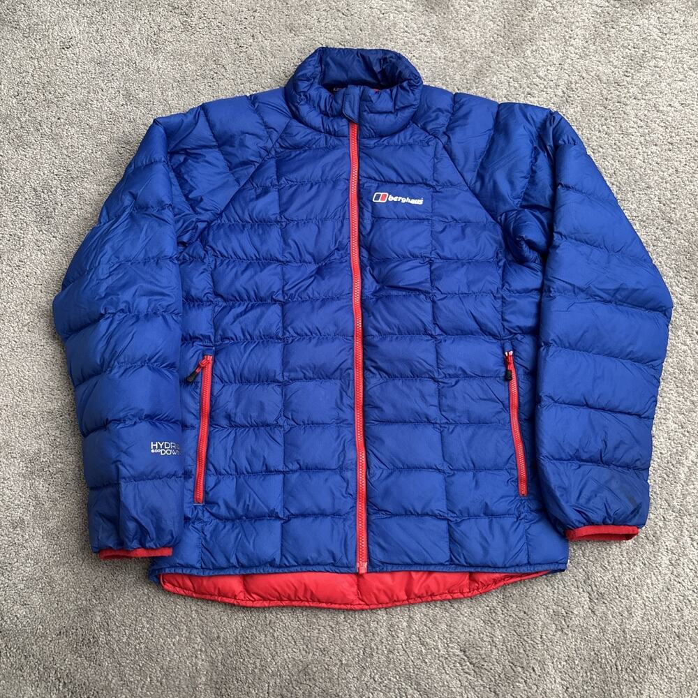 Berghaus Hydrodown 600 Goose Down Men’s Size Medium Jacket Blue